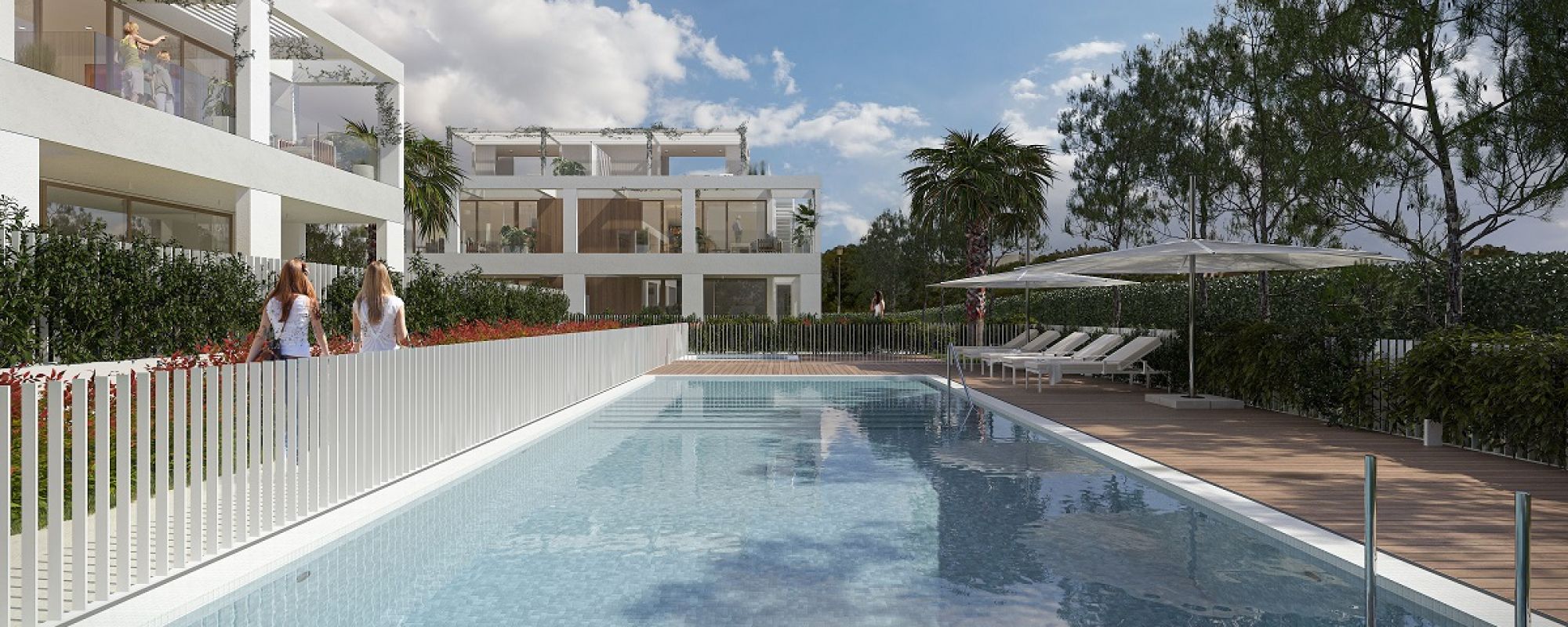 Neu gebaute Gartenapartments in Strandnähe von Cala Egos