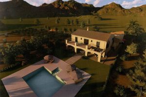 Solar edificable con planos y licencia para finca cerca de Calonge