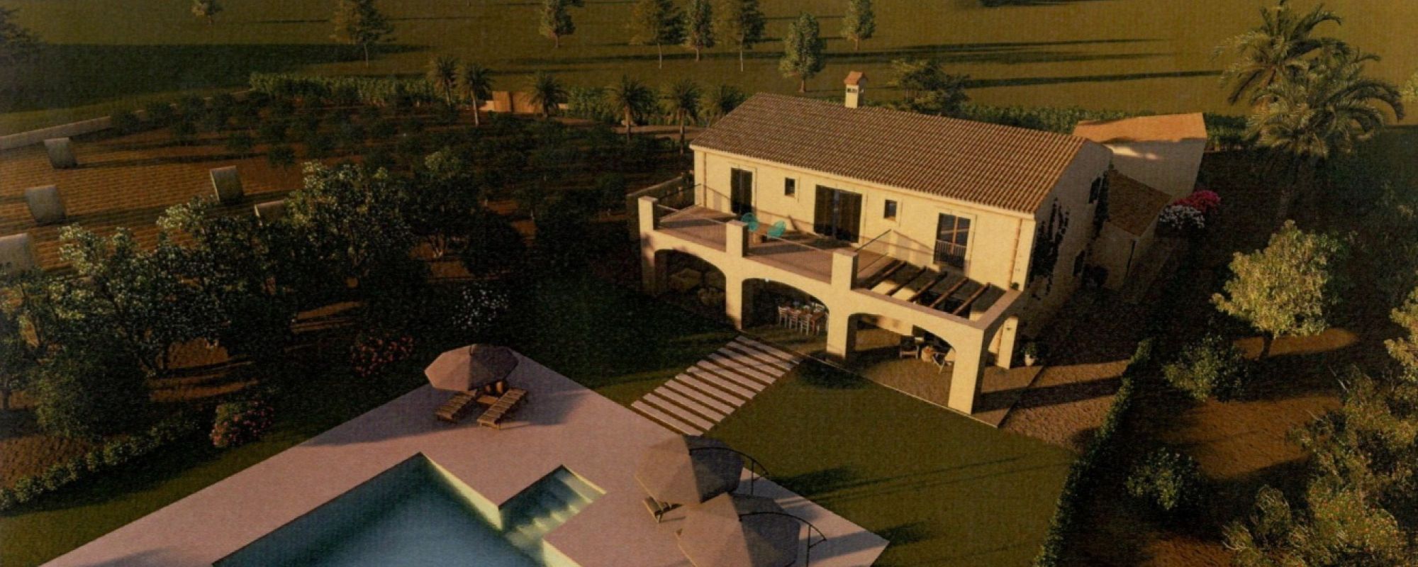 Solar edificable con planos y licencia para finca cerca de Calonge