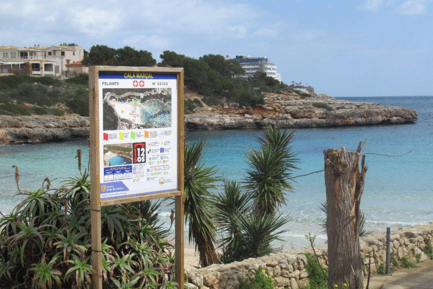 Bonito estudio en Cala Marcal.