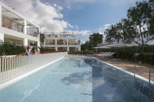 Neu gebaute Gartenapartments in Strandnähe von Cala Egos