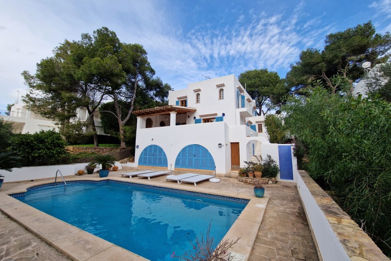 Villa with Ocean View and own entree to the Beach Old Cala Dor