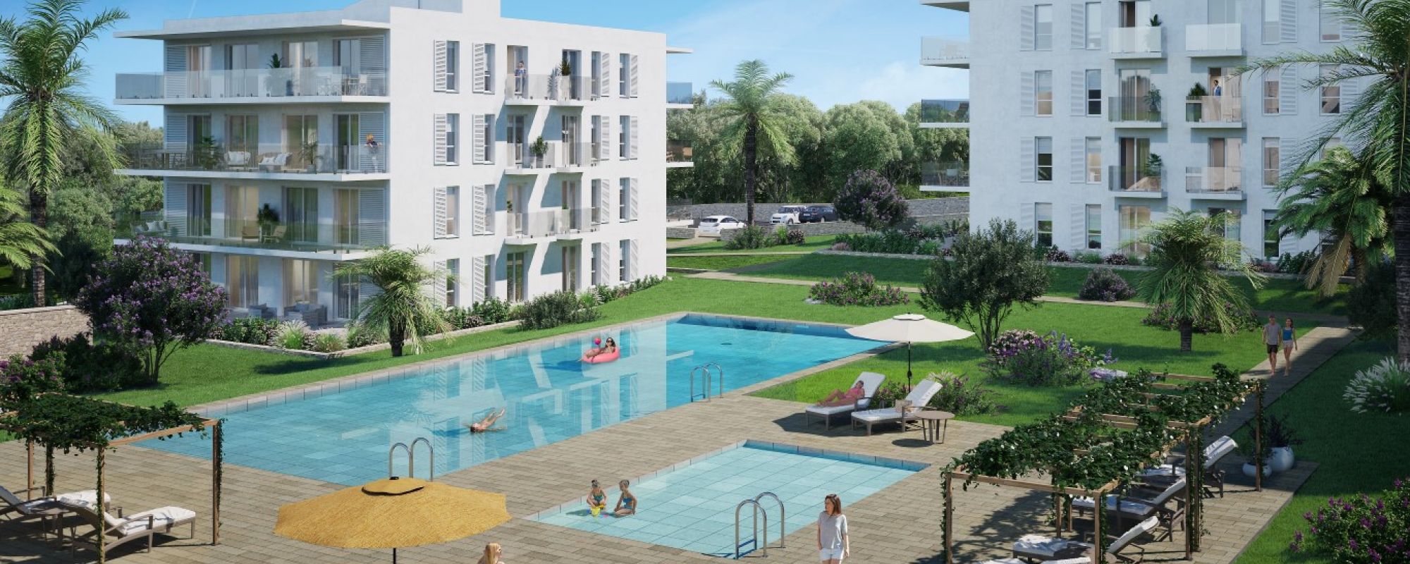 Apartamentos modernos de nueva construcción en el puerto de Cala D´or